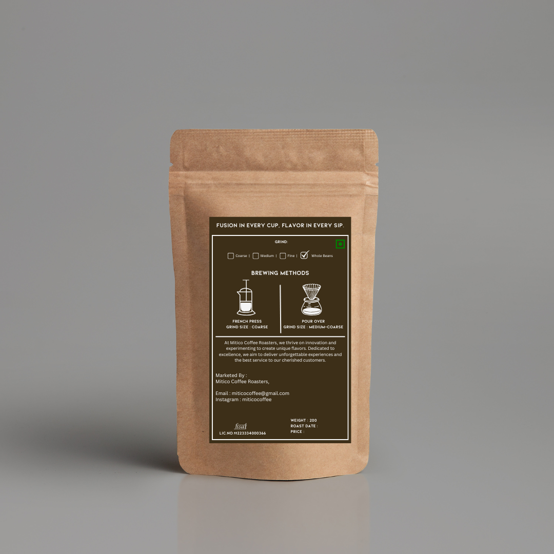 Mitico Coffee Roasters Light-Roast, Brandy Barrel Aged 100% Arabica Beans