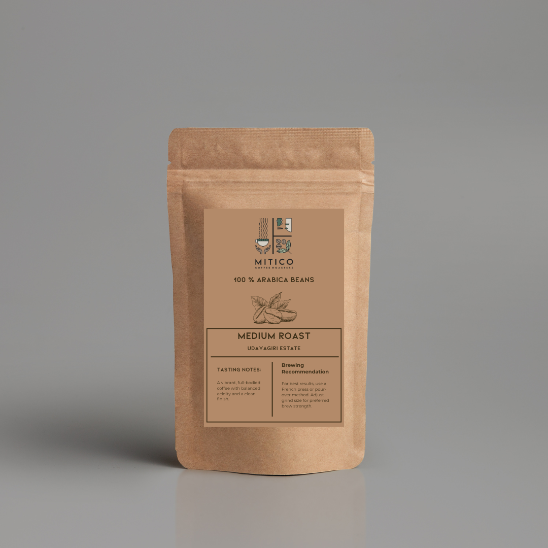 Mitico Coffee Roasters Medium Roast - UDAYAGIRI ESTATE