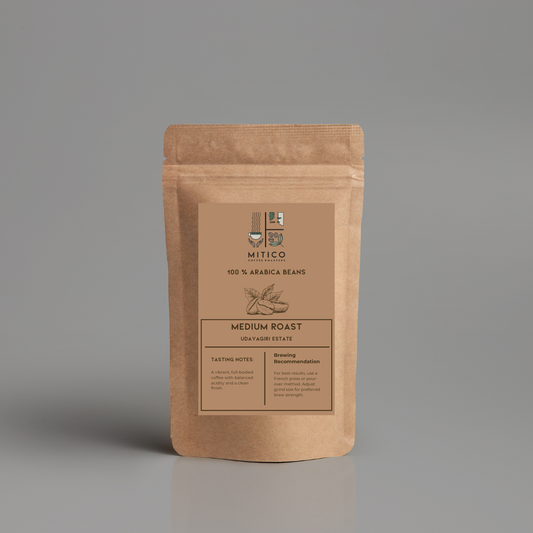 Mitico Coffee Roasters Medium Roast - UDAYAGIRI ESTATE